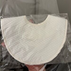 White Quilted Baby Baptism Bib by Baby Beau and Belle
